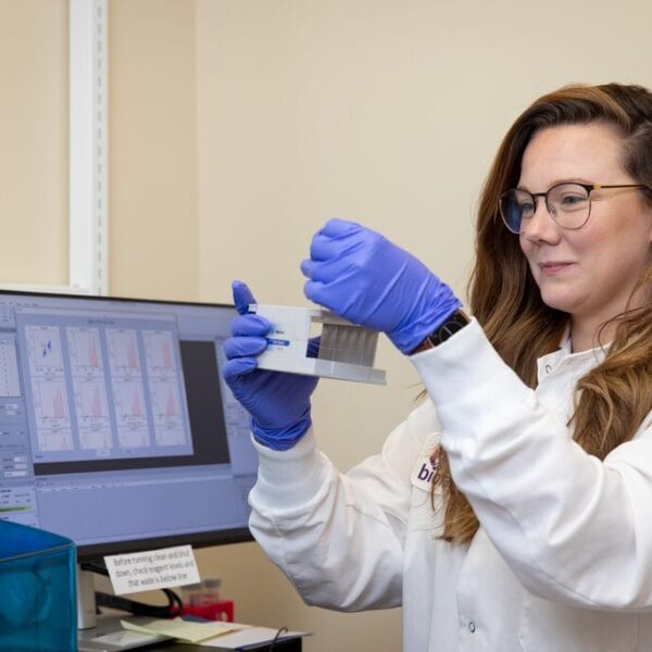 Scientist in lab at ARMI